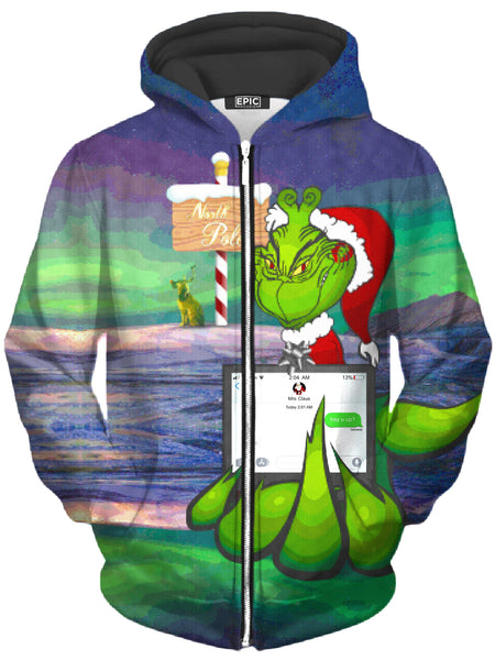 Noctum X Truth - Savage Grinch Unisex Zip-Up Hoodie