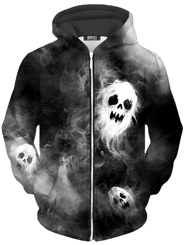 Phantom Mist Unisex Zip-Up Hoodie – Epic Hoodie
