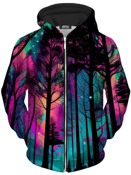 iEDM - Psilo Woods Unisex Zip-Up Hoodie