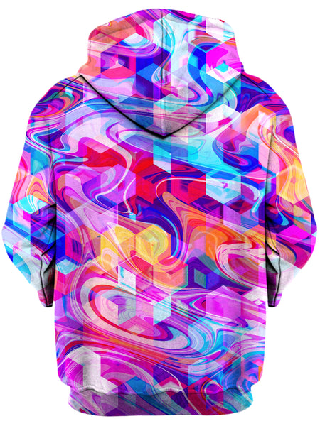 Art Designs Works - Cubic Drop Unisex Zip-Up Hoodie