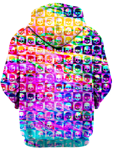 Art Designs Works - Skull Fam Purple Unisex Zip-Up Hoodie