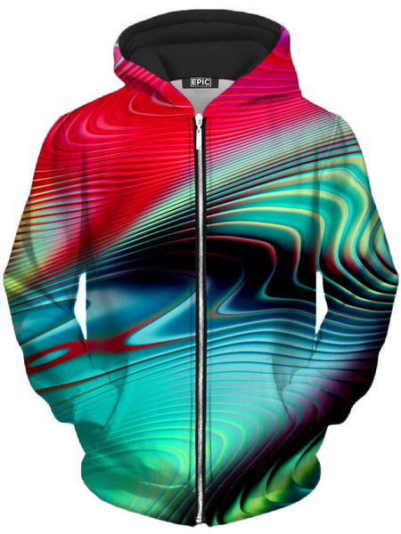 Art Designs Works - Psy Sand Hills Unisex Zip-Up Hoodie