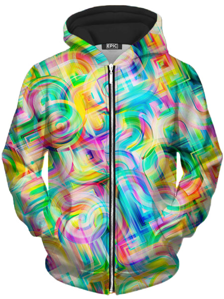 Art Designs Works - Tropical Nectar Unisex Zip-Up Hoodie