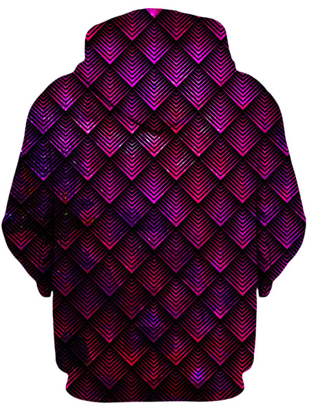 Noctum X Truth - Galactic Dragon Scale Pink Unisex Zip-Up Hoodie