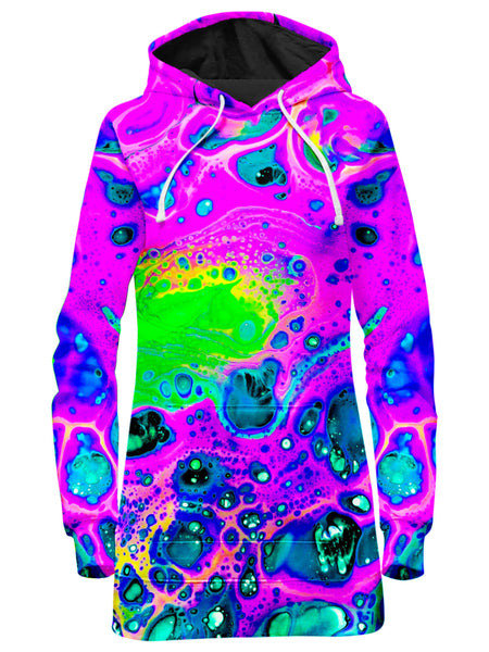 neon hoodie dress Neon Sky Hoodie Dress