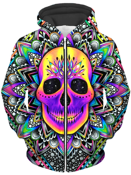 BrizBazaar - Burnout Unisex Zip-Up Hoodie