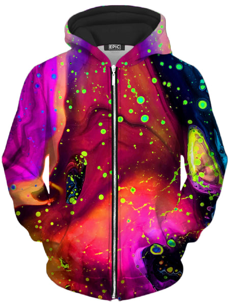 BrizBazaar - Cosmos Unisex Zip-Up Hoodie