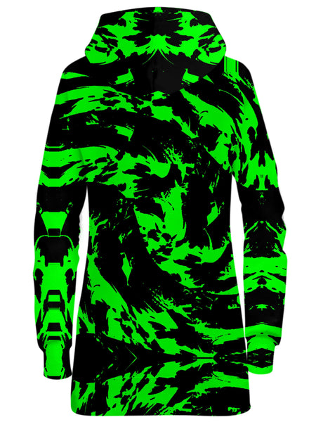 Big Tex Funkadelic - Neon Graffiti Paint Splatter Hoodie Dress