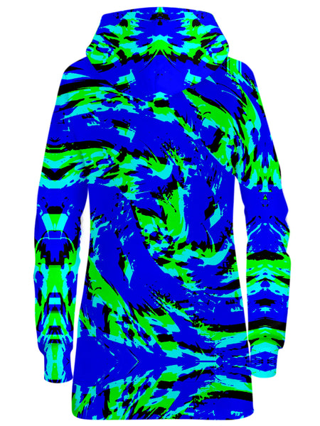 Big Tex Funkadelic - Sea Splatter Rave Graffiti Hoodie Dress