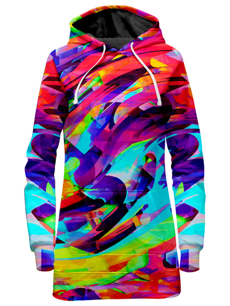 Big Tex Funkadelic - Rainbow Graffiti Explosion Hoodie Dress