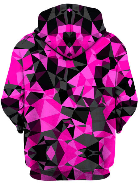 Big Tex Funkadelic - Pink and Black Geo Unisex Zip-Up Hoodie