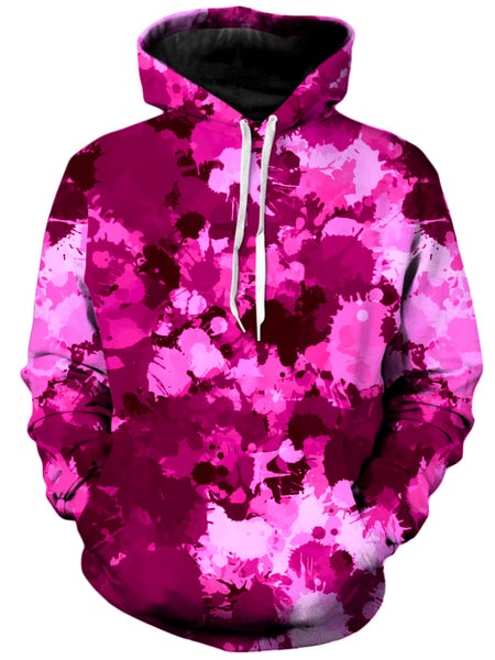 Big Tex Funkadelic - Pink Berry Paint Splatter Unisex Hoodie
