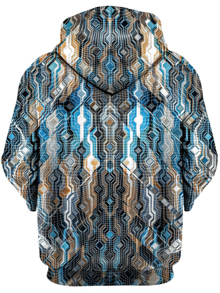 Glass Prism Studios - Fractional Data Unisex Zip-Up Hoodie