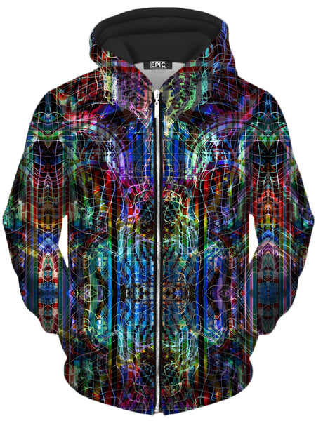 Glass Prism Studios - Manifest Processor Unisex Zip-Up Hoodie