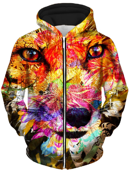 Lucid Eye Studios - Sly Fox Unisex Zip-Up Hoodie