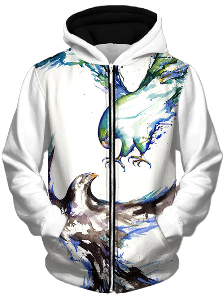 Marc Allante - Clash Unisex Zip-Up Hoodie