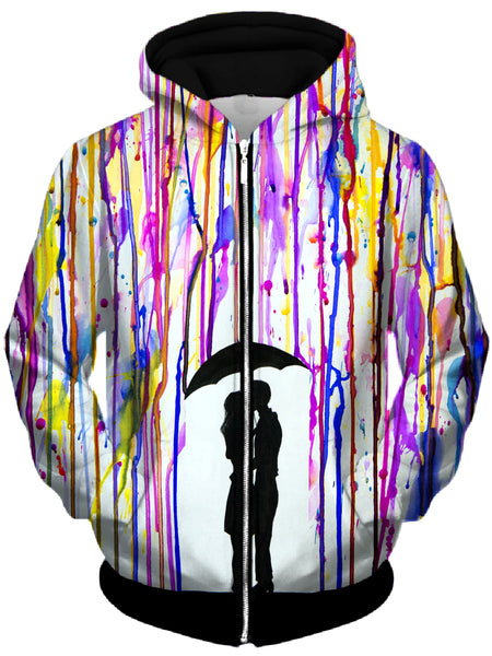 Marc Allante - Lavender Unisex Zip-Up Hoodie