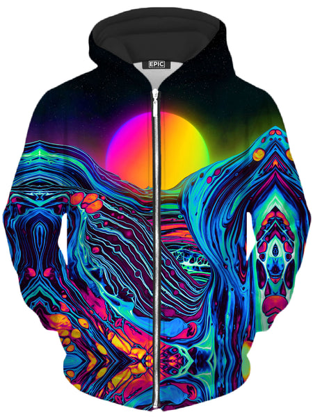 Noctum X Truth - Dose of Sunset Unisex Zip-Up Hoodie