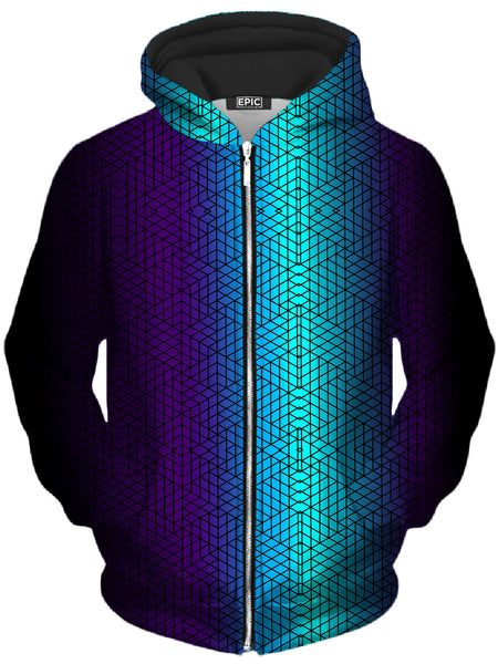 Noctum X Truth - Ascension Cool Colors Unisex Zip-Up Hoodie