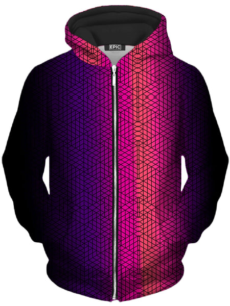 Noctum X Truth - Ascension Warm Colors Unisex Zip-Up Hoodie