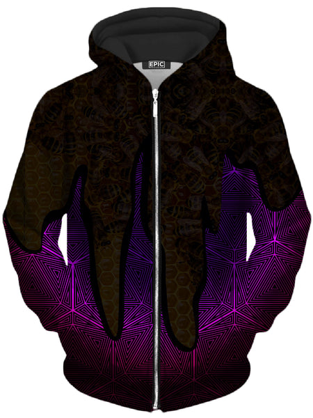 Noctum X Truth - Hallucinations Wild Honey Unisex Zip-Up Hoodie