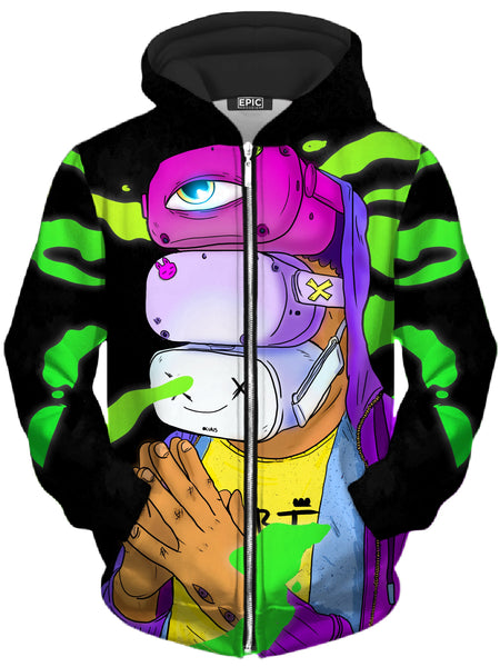 Noctum X Truth - Virtual Reality Unisex Zip-Up Hoodie