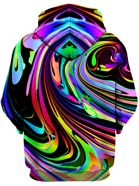 Psychedelic Pourhouse - Cosmic Swirl Unisex Zip-Up Hoodie