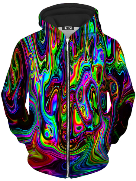Psychedelic Pourhouse - Acid Drop Unisex Zip-Up Hoodie