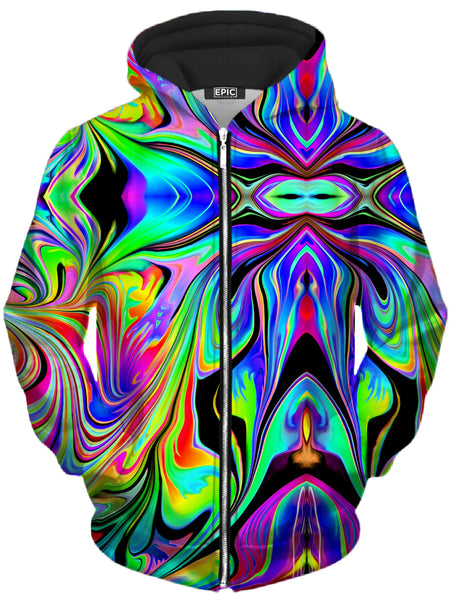 Psychedelic Pourhouse - Macro Dose Unisex Zip-Up Hoodie