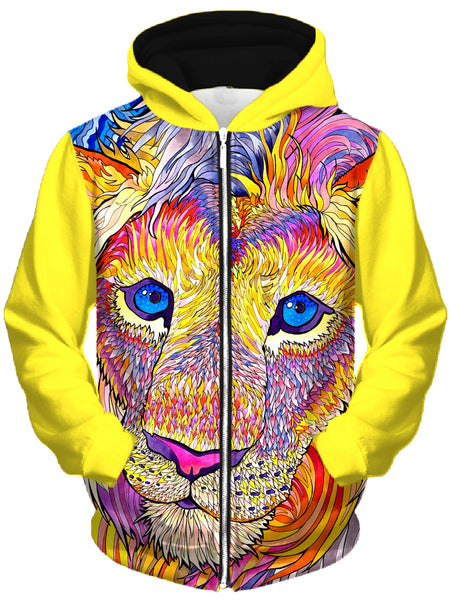 Rachel Rosenkoetter - Kaleidoscopic King 1 Unisex Zip-Up Hoodie