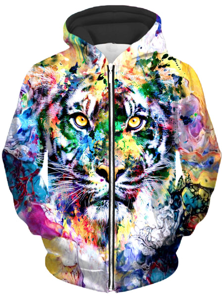 Riza Peker - Tiger Unisex Zip-Up Hoodie