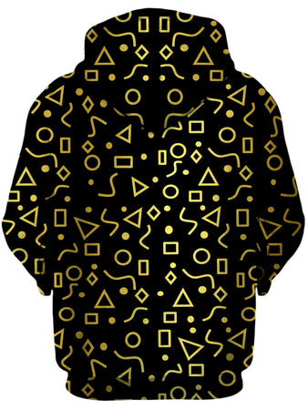 Sartoris Art - Mod Gold Shapes Unisex Hoodie