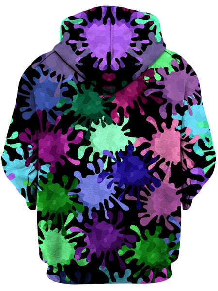 Sartoris Art - Tripadelic Splatter Unisex Zip-Up Hoodie