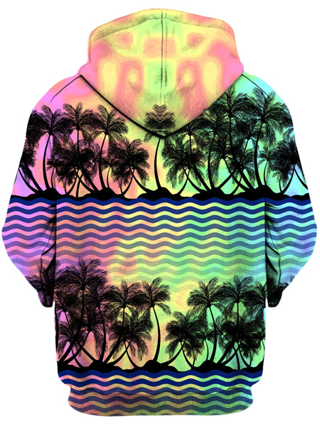 Sartoris Art - Tropical Sunset Unisex Zip-Up Hoodie