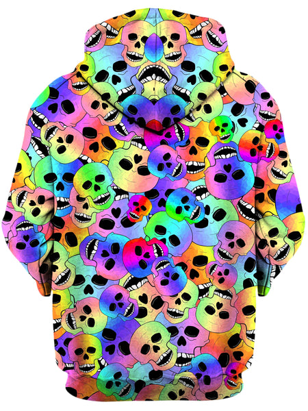 Sartoris Art - Happy Skulls Unisex Zip-Up Hoodie