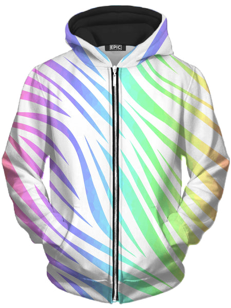 Sartoris Art - Animal Print Unisex Zip-Up Hoodie