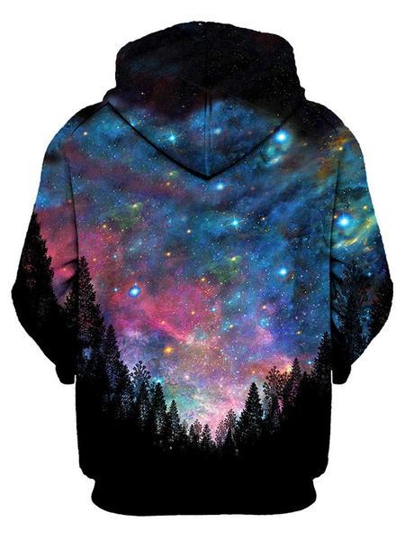 Gratefully Dyed Damen - Galactic Valley Unisex Zip-Up Hoodie