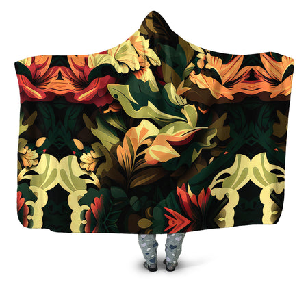 iEDM - Floral Camo Hooded Blanket