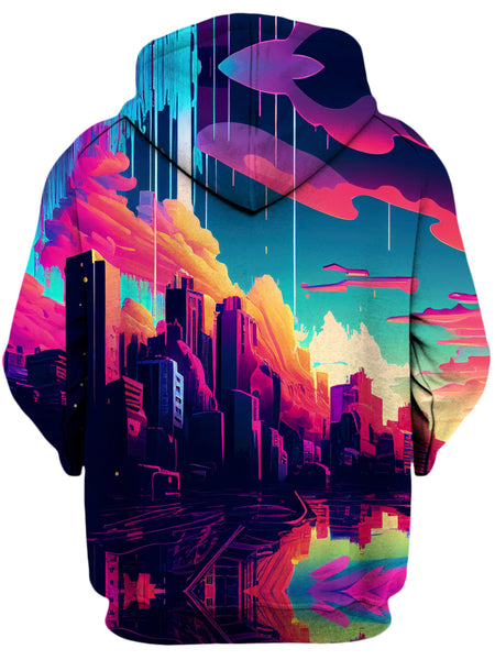 iEDM - City In The Clouds Unisex Zip-Up Hoodie