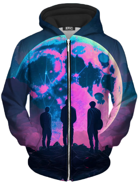 iEDM - Children Of The Moon Unisex Zip-Up Hoodie