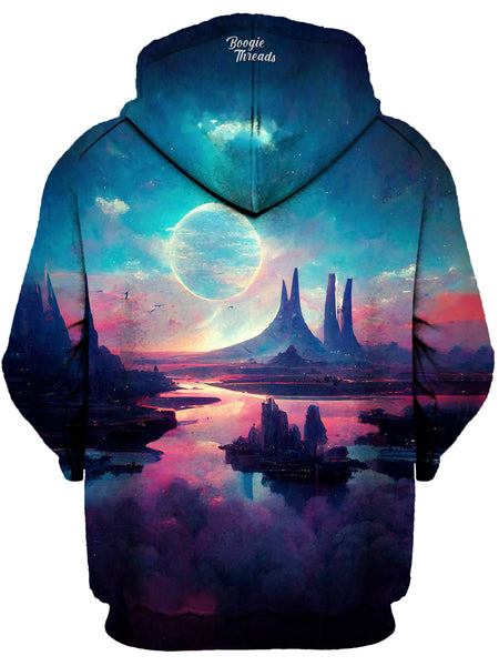 Gratefully Dyed Damen - Scintillating Balance Unisex Zip-Up Hoodie
