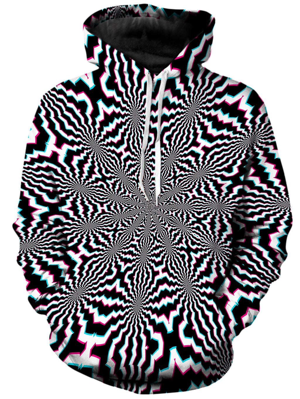 Fractal Ripples Unisex Hoodie Art Designs Works Epic Hoodie