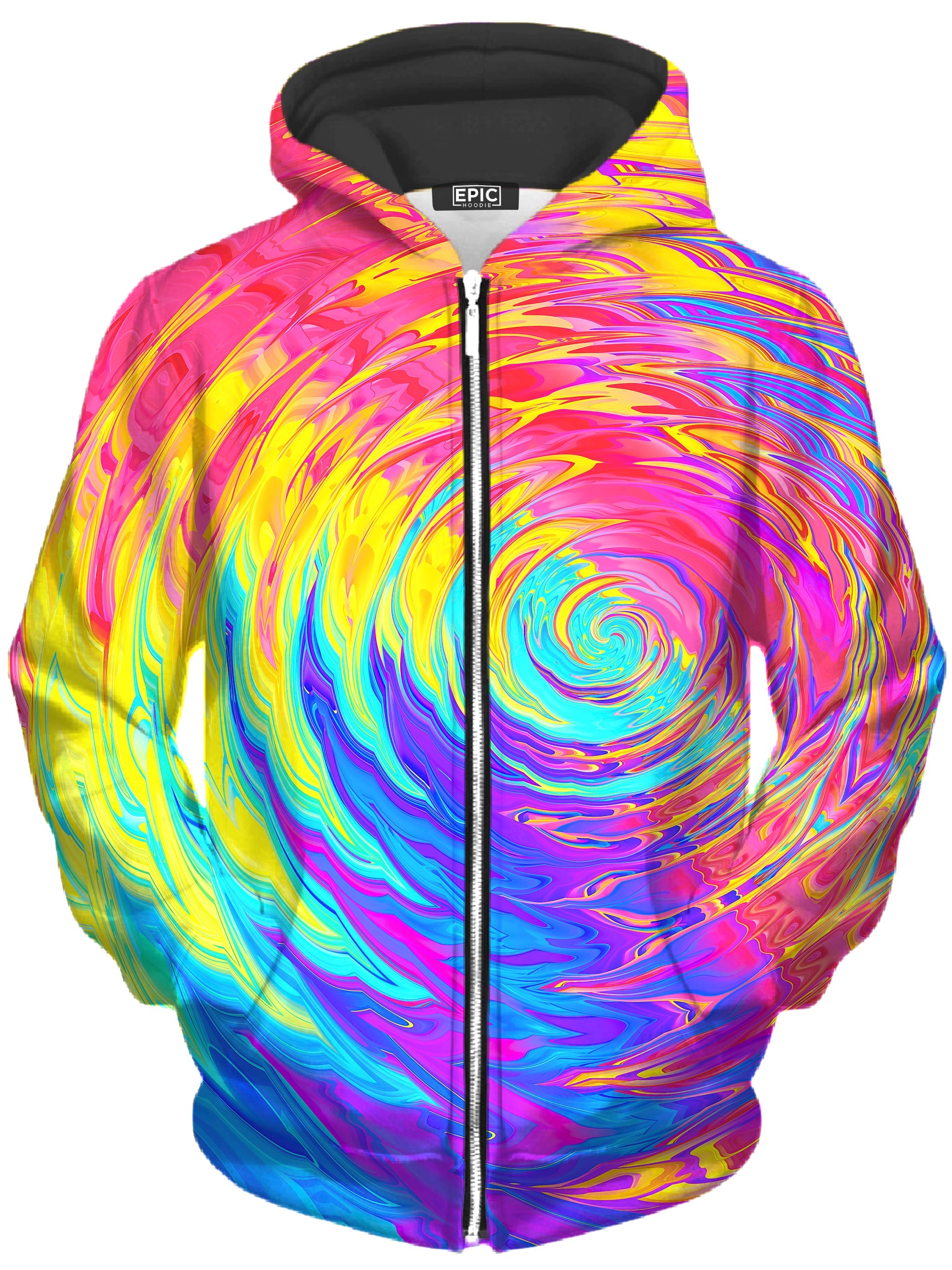 Splash Zone Unisex Zip-Up Hoodie Art Designs Works Epic Hoodie