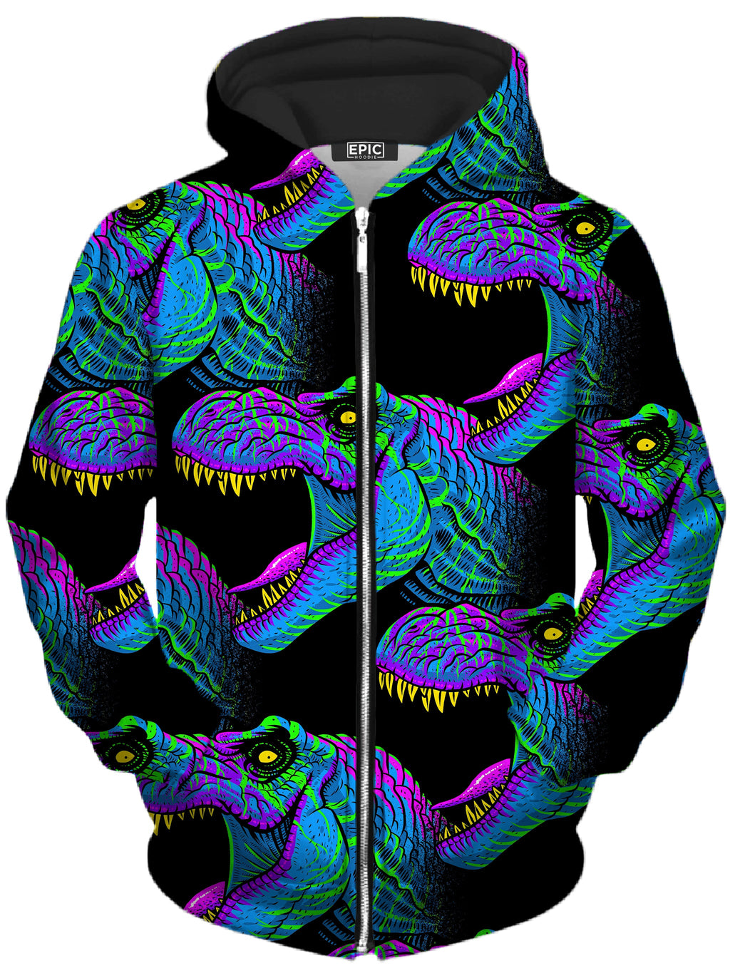 Jurassic Unisex Zip-Up Hoodie Alberto Chamosa Epic Hoodie