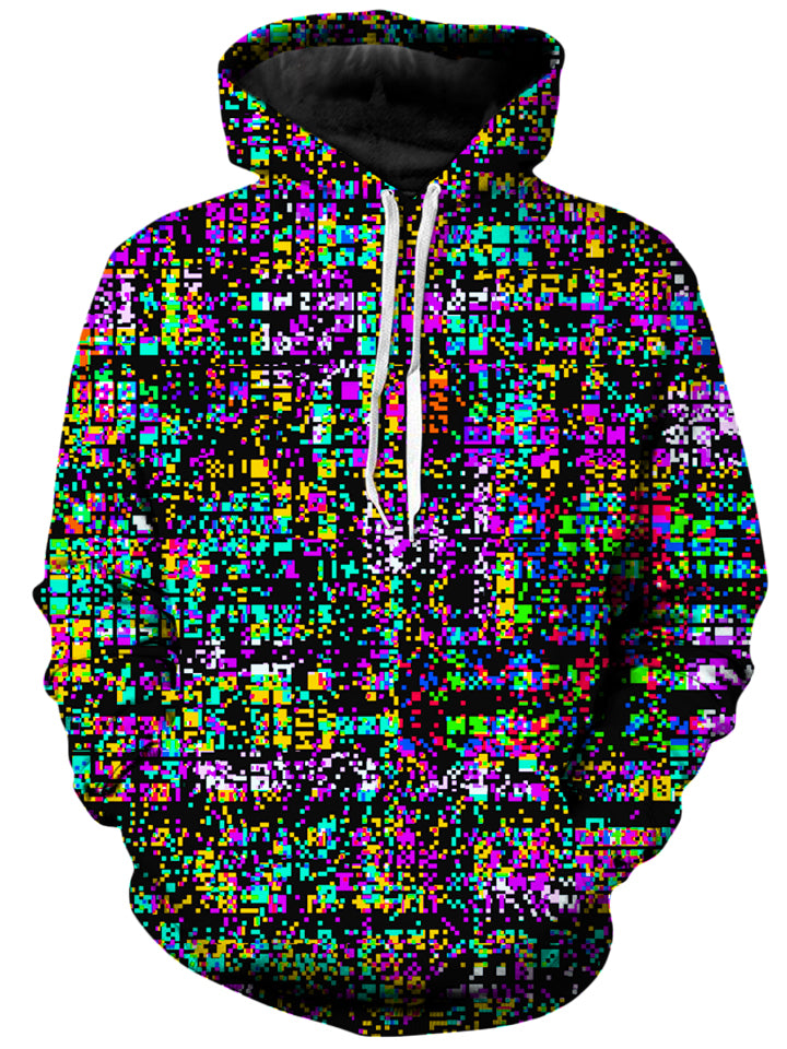 Art Designs Works - 8-Bit Trippy Glitch Unisex Hoodie