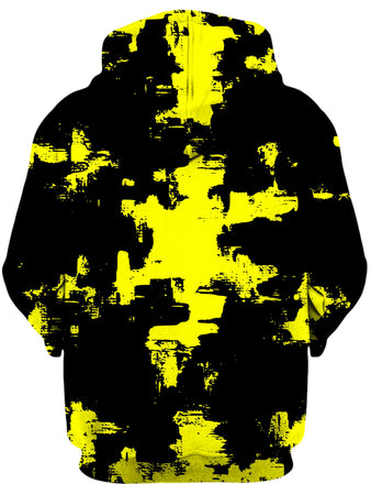 Big Tex Funkadelic - Black and Yellow Abstract Unisex Hoodie