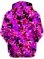 Purple Red and Black Rave Camo Melt Unisex Hoodie Big Tex Funkadelic Epic Hoodie