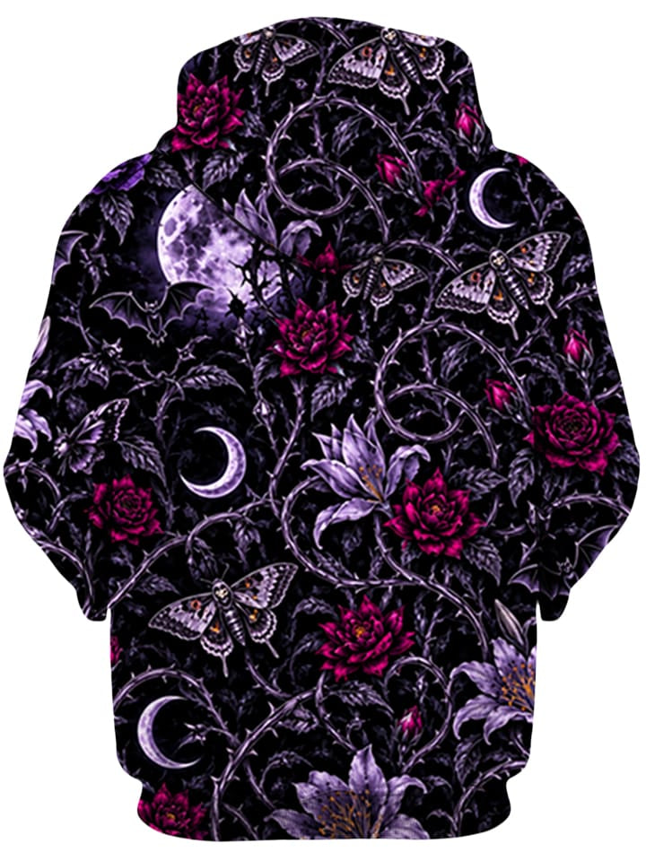 Black Garden Unisex Zip-Up Hoodie