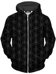 Ethereal Unisex Zip-Up Hoodie