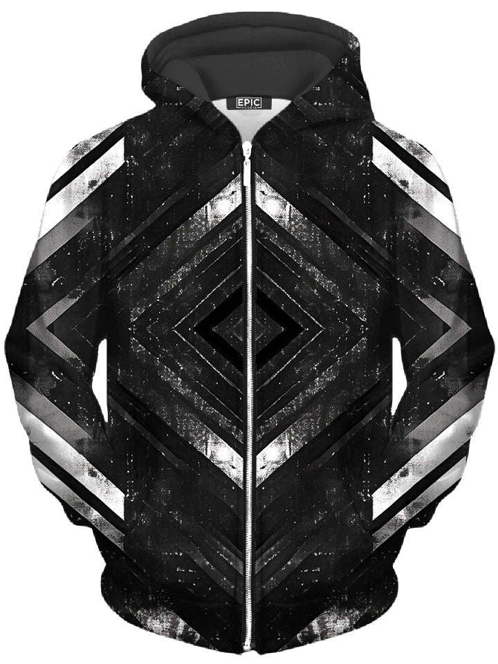 iEDM - Fractured Core Unisex Zip-Up Hoodie